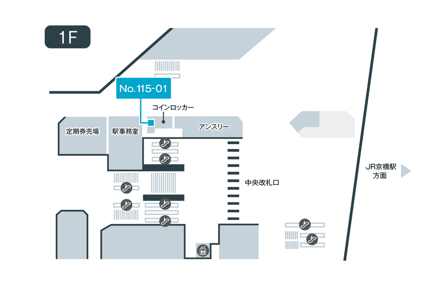 テレキューブ京阪電鉄京橋駅115-01 写真3