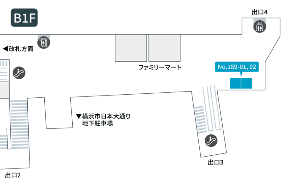 テレキューブ日本大通り駅189-01 写真3