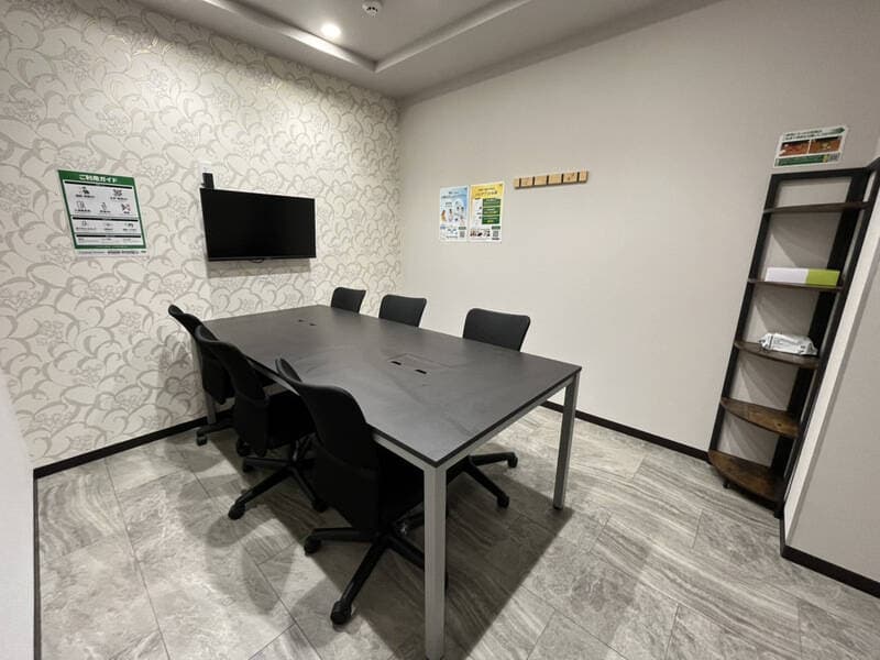 【恵比寿駅徒歩1分】6名会議室（Room F） 【3階】