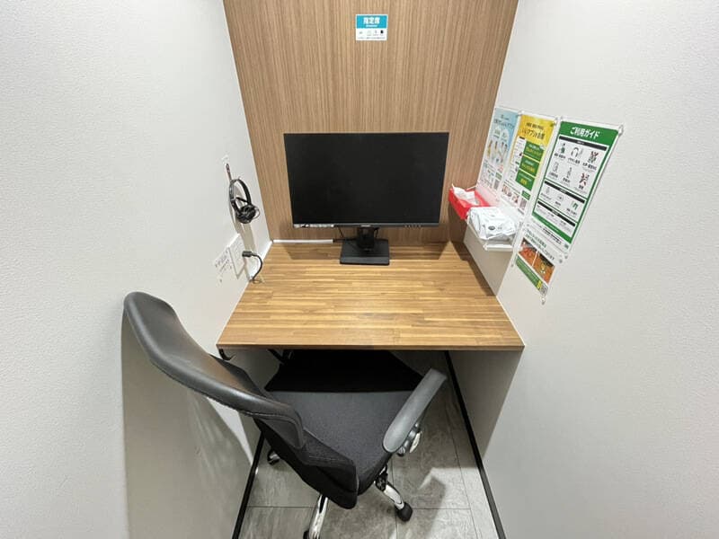 1名個室（ブース１８） 写真2