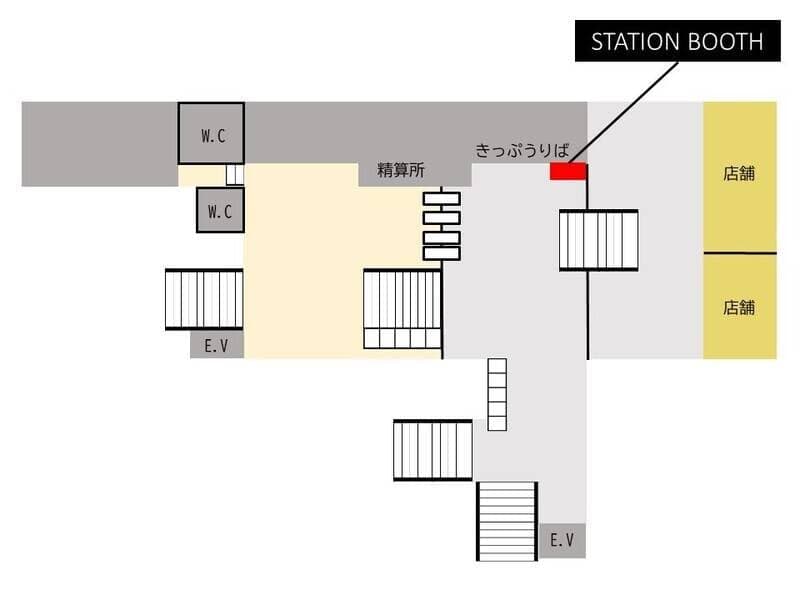 北与野駅改札外