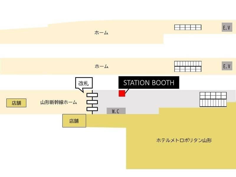 山形駅改札内1階コンコース