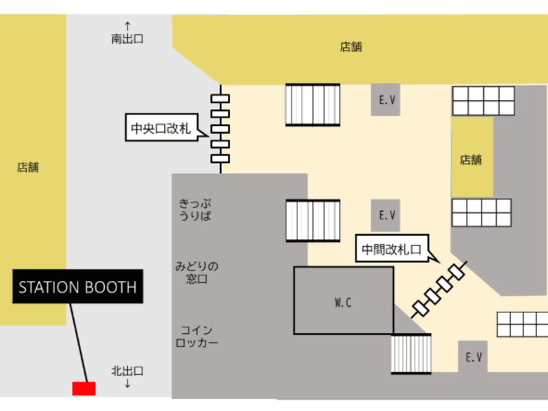 加古川駅改札外