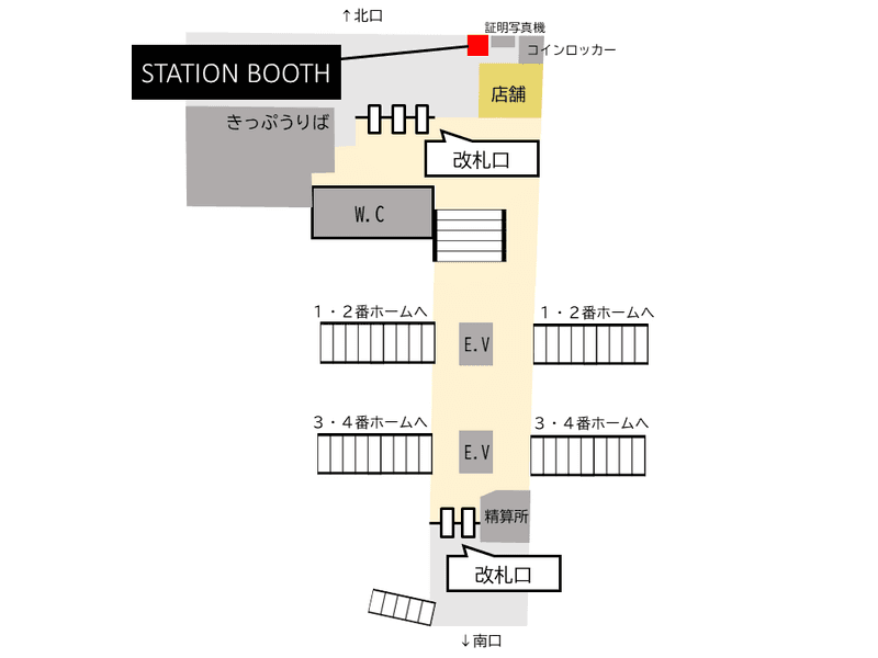 大津駅改札外