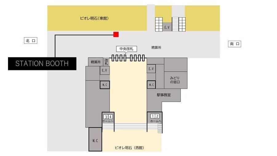 明石駅改札外